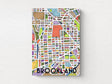 Brookland Art Map Greeting Card