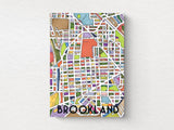 Brookland Art Map Greeting Card