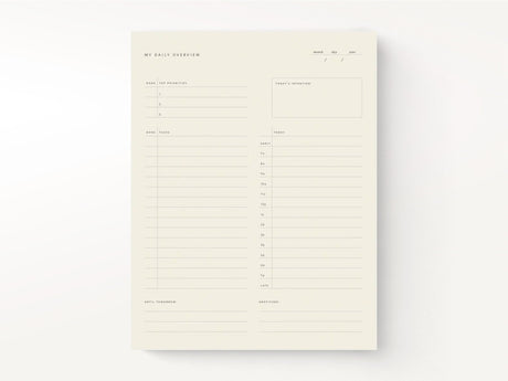 Daily Overview Notepad