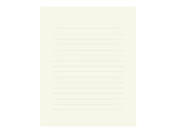 MD Letter Pad Cotton Horizontal Ruled