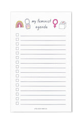 My Feminist Agenda Notepad