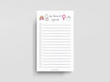 My Feminist Agenda Notepad