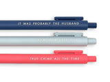 Pens for True Crime Afficionados