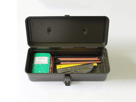 Toyo Steel Tool Box With Handle and Flat Lid