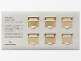 Brass Index Clips