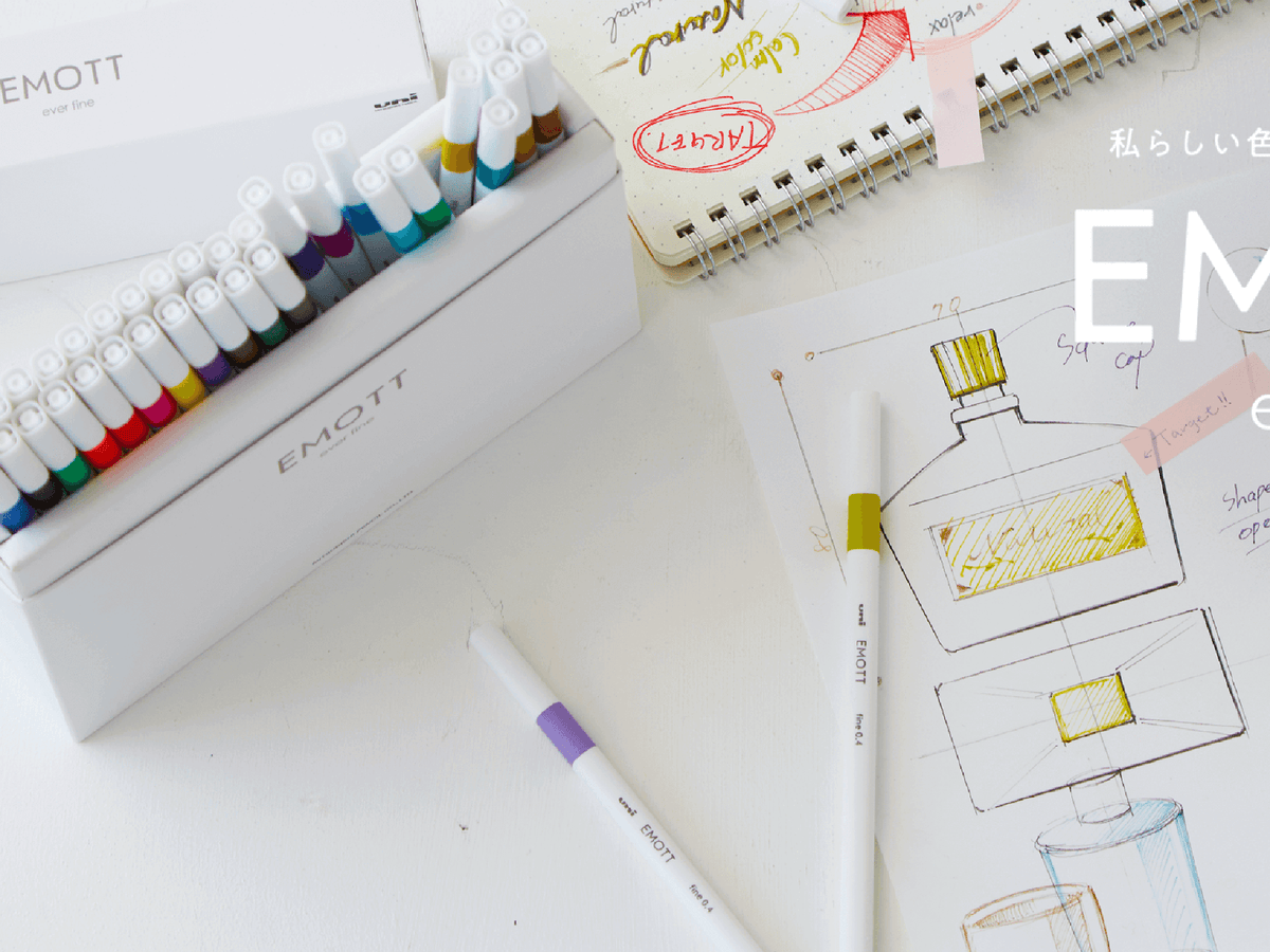 Emott Ever Fine Color Liners Complete Set of 40