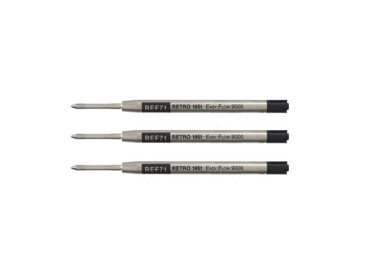 Retro 51 Ballpoint Pen Refill Pack of 3
