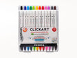 Zebra ClickArt Retractable Marker Pens Set of 12 - Standard